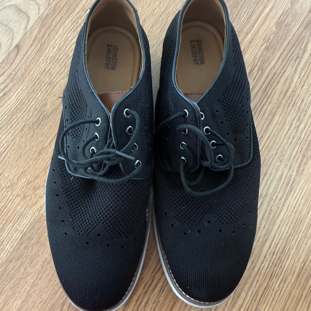 Kids' Holden Knit Wingtip Derby Johnston & Murphy Size 7